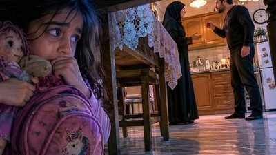 بدأت ابنتي تطلب مني الإذن لتنام تحت طاولة المطبخ