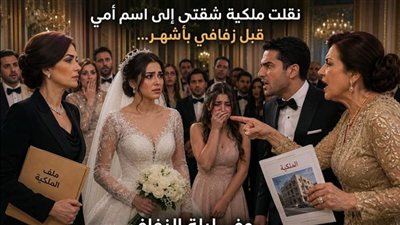 قبل زفافي  اكتشفت أن عريسِي وعائلته يخططون للاستيلاء على شقتي